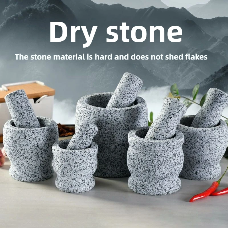 Mortar Pestle Granite - Domowy i komercyjny granitowy tłuczek do