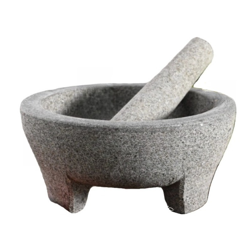 Mortar Pestle Granite - Naturalny kamień granitowy - tłuczek i