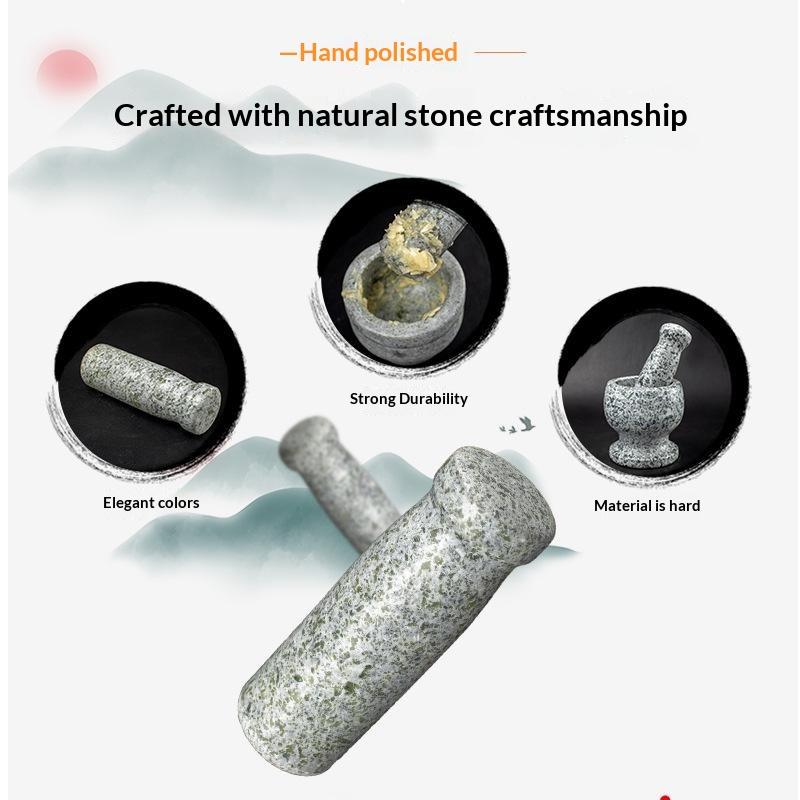 Naturalny granitowy moździerz  – Mortar Pestle Granite recenzja i cena