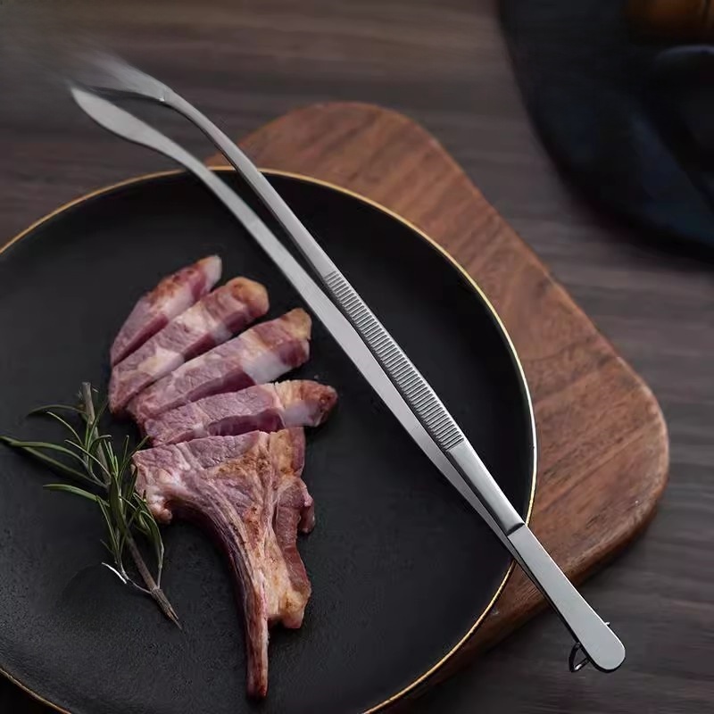 Długa szczypce kuchenna ze sta – Home Cooking Steak recenzja i cena