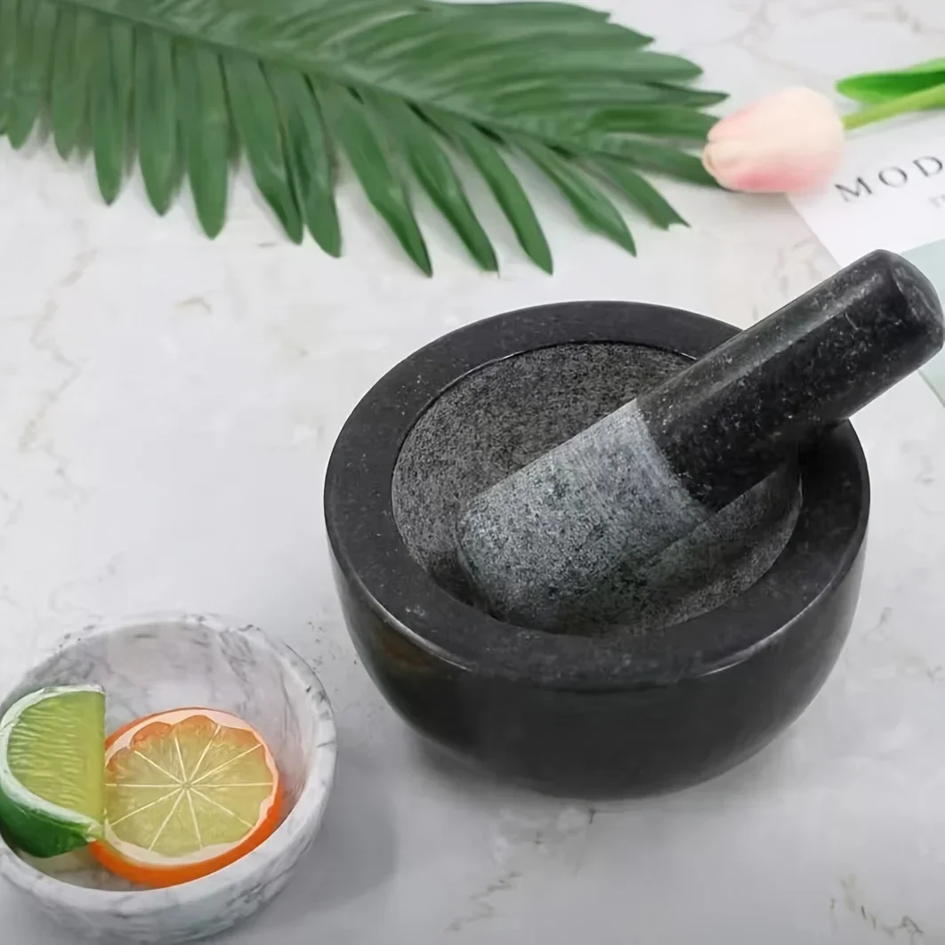 Moździerz i tłuczek, polerowan – Mortar Pestle Granite recenzja i cena