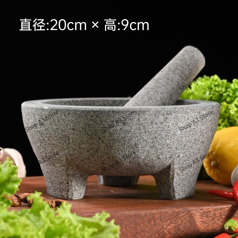 Granitowy tłuczek z kamienia n – Mortar Pestle Granite recenzja i cena