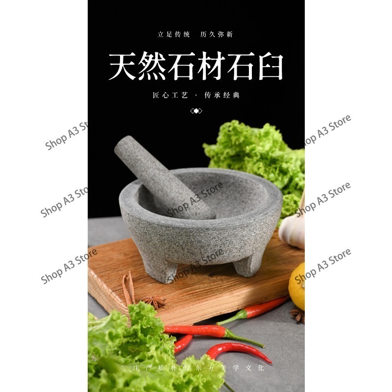 Granitowy tłuczek z kamienia n – Mortar Pestle Granite recenzja i cena