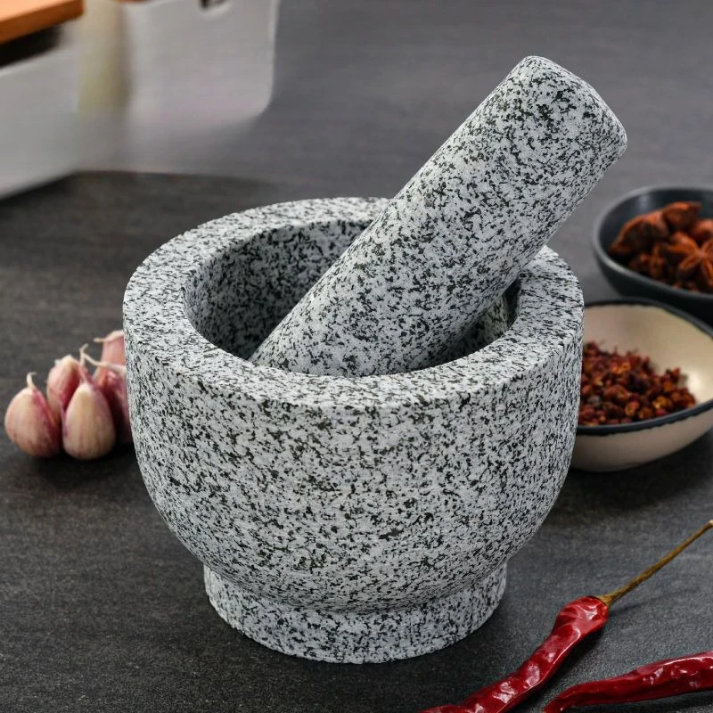 Domowy i komercyjny granitowy  – Mortar Pestle Granite recenzja i cena