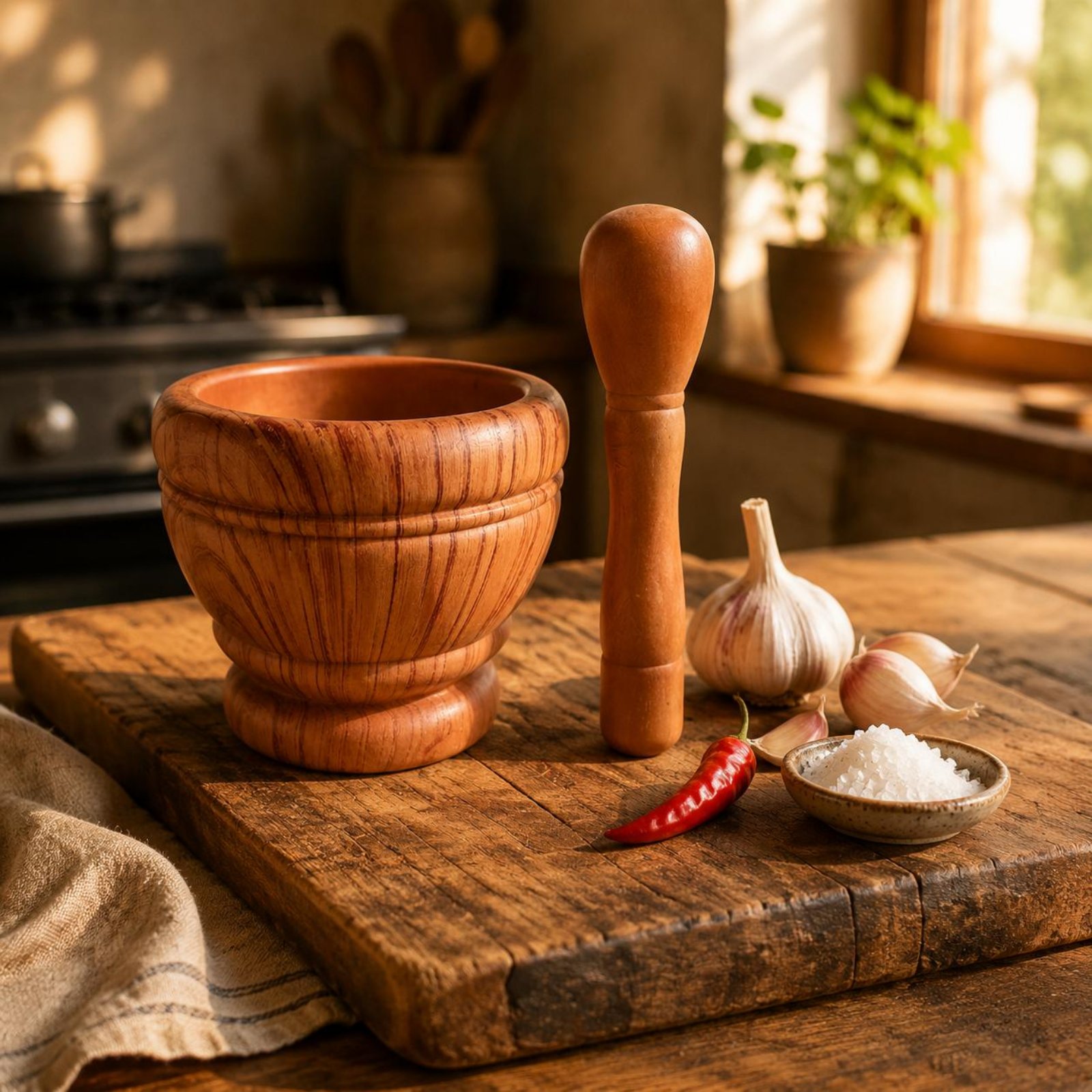 Moździerz i tłuczek do czosnku – Mortar Pestle Granite recenzja i cena